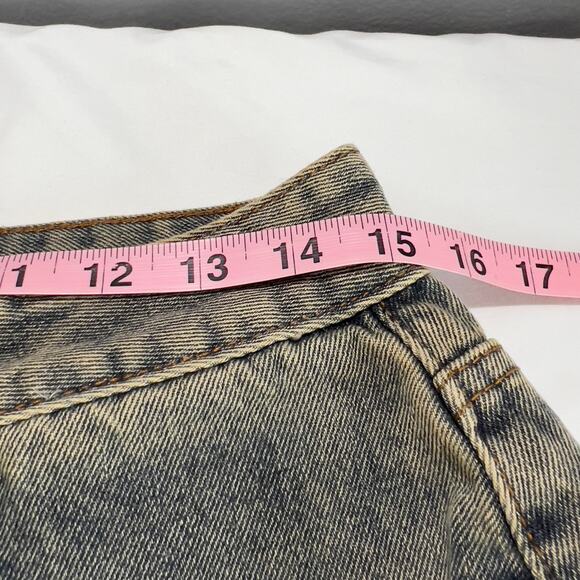 AELFRIC EDEN Men’s Distressed Wide Leg Cargo Jeans Size 30 Streetwear Y2K Retro - Picture 8 of 11